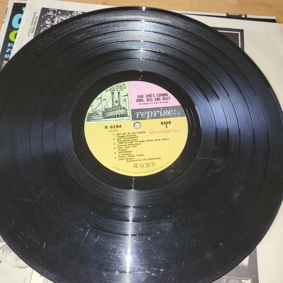 DINO, DESI & BILLY Our Time's Coming LP Vinyl 1966 Reprise Records 6194 Pop LP9 - Picture 8 of 9